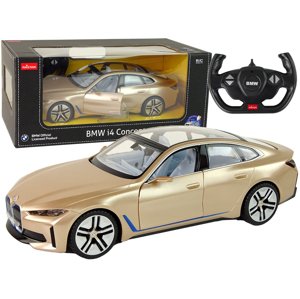 mamido  Auto na dálkové ovládání R/C BMW i4 Rastar 1:14 zlaté