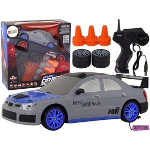 mamido  Sportovní autíčko na dálkové ovládání R/C 1:24 s vyměnitelnými koly šedé