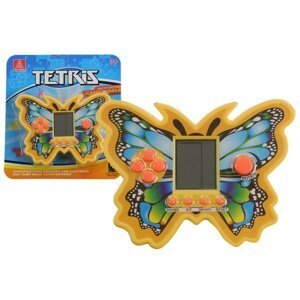 mamido  Kapesní elektronická hra Tetris motýl žlutá