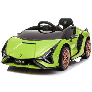 mamido  Dětské elektrické auto Lamborghini Sian zelené