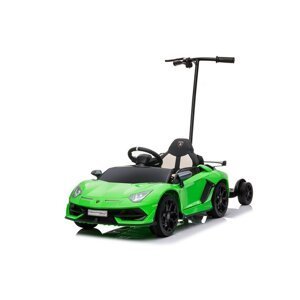 mamido  Elektrické autíčko Lamborghini Aventador zelené s plošinou