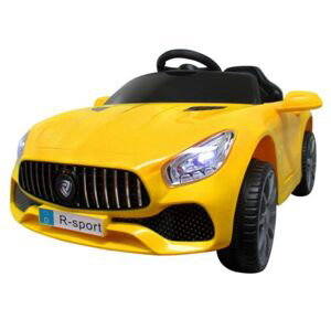 mamido  Elektrické dětské auto Cabrio B3 v živé žluté barvě