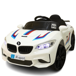 mamido  Elektrické autíčko Cabrio B6 v bílé barvě pro děti