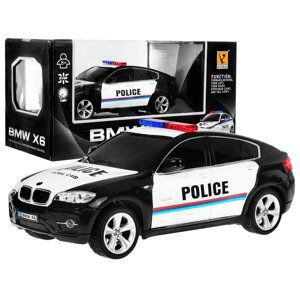 Mamido  Mamido Policejní autíčko na dálkové ovládání R/C BMW X6 1:24