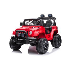 Mamido  Mamido Dětské elektrické autíčko Jeep Power 4x45W červené