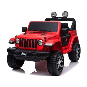 Mamido  Mamido Elektrické autíčko Jeep Wrangler Rubicon 4x4 červené POUŽITO