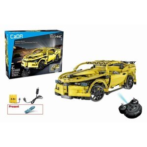 mamido  Stavebnice technic R/C žlutý sporťák