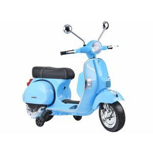 mamido  Dětská Vespa elektrický skútr modrý