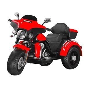 mamido  Dětská elektrická motorka Chopper Shine červená