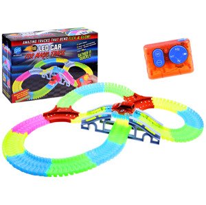 mamido  Svítící autodráha Magic Tracks R/C 168 dílů