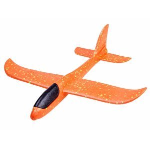 mamido  Polystyrénové házecí letadlo 47 cm oranžové
