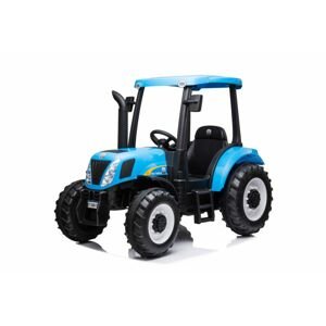 mamido  Dětský elektrický traktor New Holland 24V modré