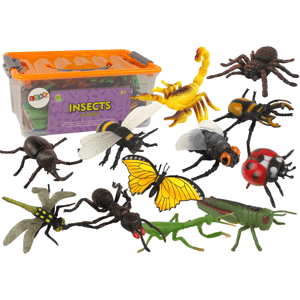 mamido  Sada figurek hmyzu v boxu 22 kusů