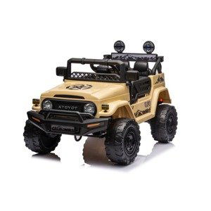 mamido  Elektrické autíčko Toyota FJ Cruiser 4x4 180W béžové