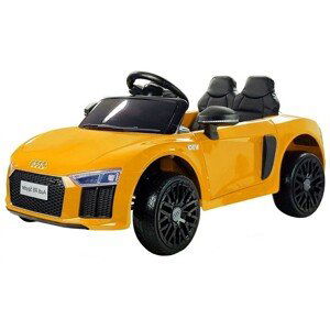 mamido  Dětské elektrické auto Audi R8 Spyder žluté