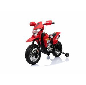 mamido  Dětská elektrická motorka Cross červená