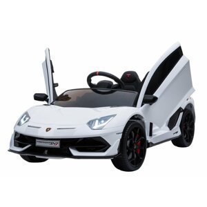 mamido  Dětské elektrické autíčko Lamborghini Aventador bílé