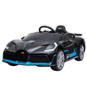 mamido  Dětské elektrické autíčko Bugatti Divo lakované černé