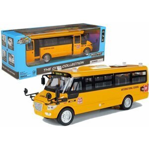 mamido  Natahovací autíčko školní autobus žlutý