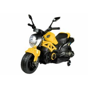 mamido  Dětská elektrická motorka GTM188 žlutá