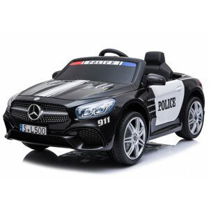 mamido  Dětské elektrické autíčko Mercedes SL500 policie černé