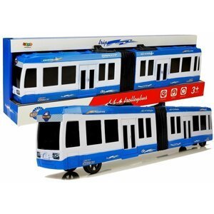 mamido  Kloubový autobus s třecím pohonem modrý