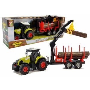 mamido  Traktor s vlečkou na dřevo