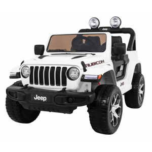 mamido  Elektrické autíčko Jeep Wrangler Rubicon 4x4 bílé