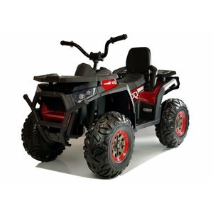 mamido  Dětská elektrická čtyřkolka XMX607 4x4 lakovaná červená