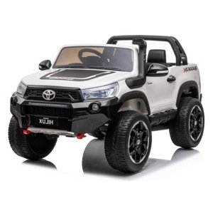 mamido  Dětské elektrické autíčko Toyota Hilux 4x4 bílé