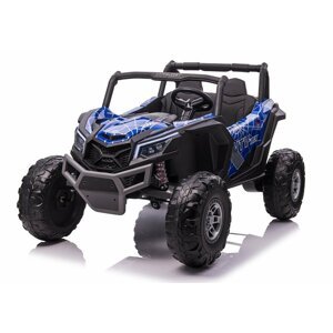 mamido  Dětské elektrické auto Buggy UTV-MX 4x4 LCD MP4 Spider lakované modré