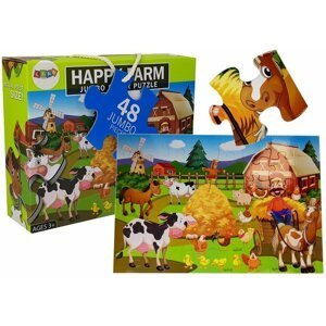 mamido  Dětské puzzle farma zvířat 48 ks