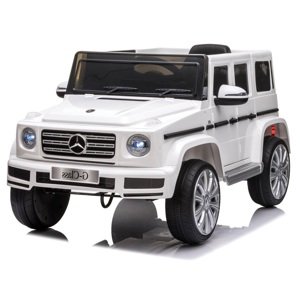 mamido  Dětské elektrické autíčko Mercedes G500 bílé