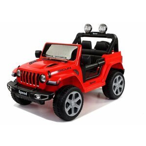 mamido  Dětské elektrické autíčko Jeep Super Speed červené