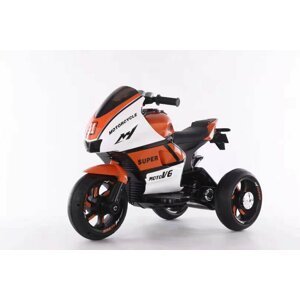 mamido  Dětská elektrická motorka MotoV6 oranžová
