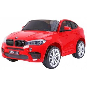 mamido  Elektrické autíčko BMW X6 M dvoumístné XXL červené