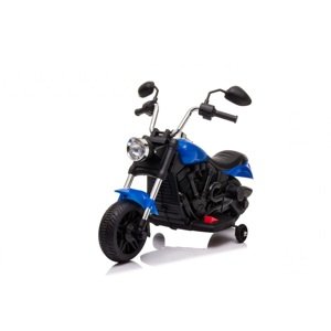 mamido  Dětská elektrická motorka Chopper V-Max modrá