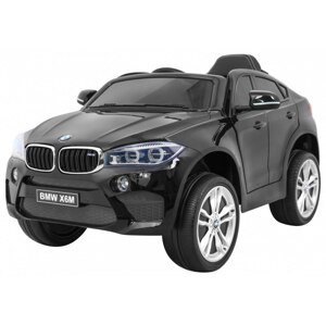 mamido  Elektrické autíčko BMW X6 M lakované černé