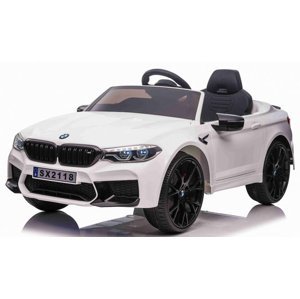 mamido  Elektrické autíčko BMW M5 Drift bílé 24V