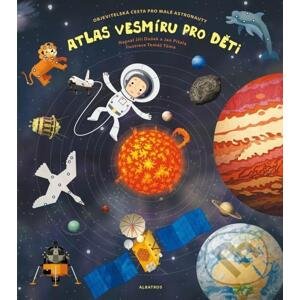 Dětská kniha Atlas vesmíru pro děti: Objevitelská cesta pro malé astronauty - Jiří Dušek a Jan Píšala