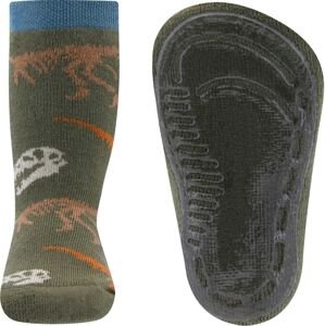 Ewers Stoppersocken SoftStep  Dinos - oliv 23-24