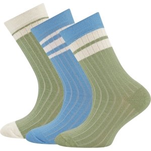 Ewers Socken 3er Pack Rippe/Ringel - 0002 31-34