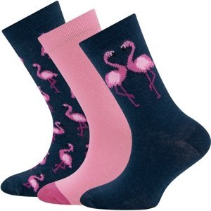Ewers Socken 3er Pack Flamingos - 0002 39-42