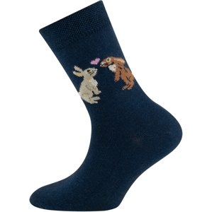 Ewers Socken Hasen - navy 31-34