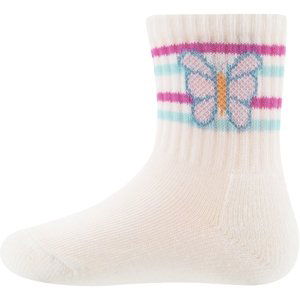 Ewers Socken GOTS Schmetterling - latte 27-30