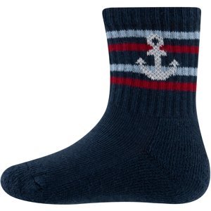 Ewers Socken GOTS Anker - navy 23-26