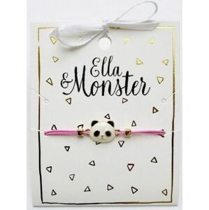 Ella&Monster náramek - Panda pink