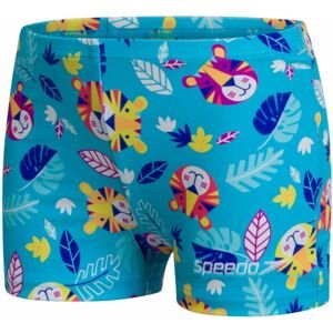 Speedo Jungleterry Allover Aquashort - turquoise/empire yellow 74-80