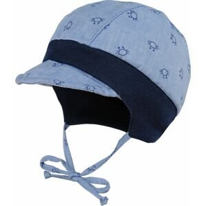 Maimo Baby Boy-cap with visor cerulean-marine-krabben 45