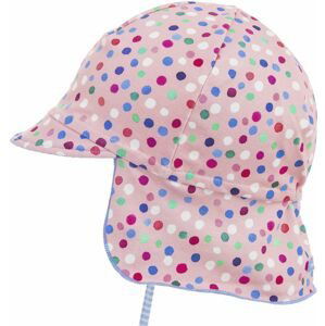 Maimo Mini cap with visor - pfirsich-blüte-punkte 53